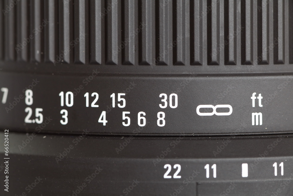 Close - up detail of camera lens