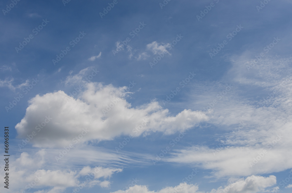 cloud with blue sky