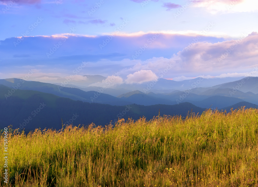 Mountains landscape