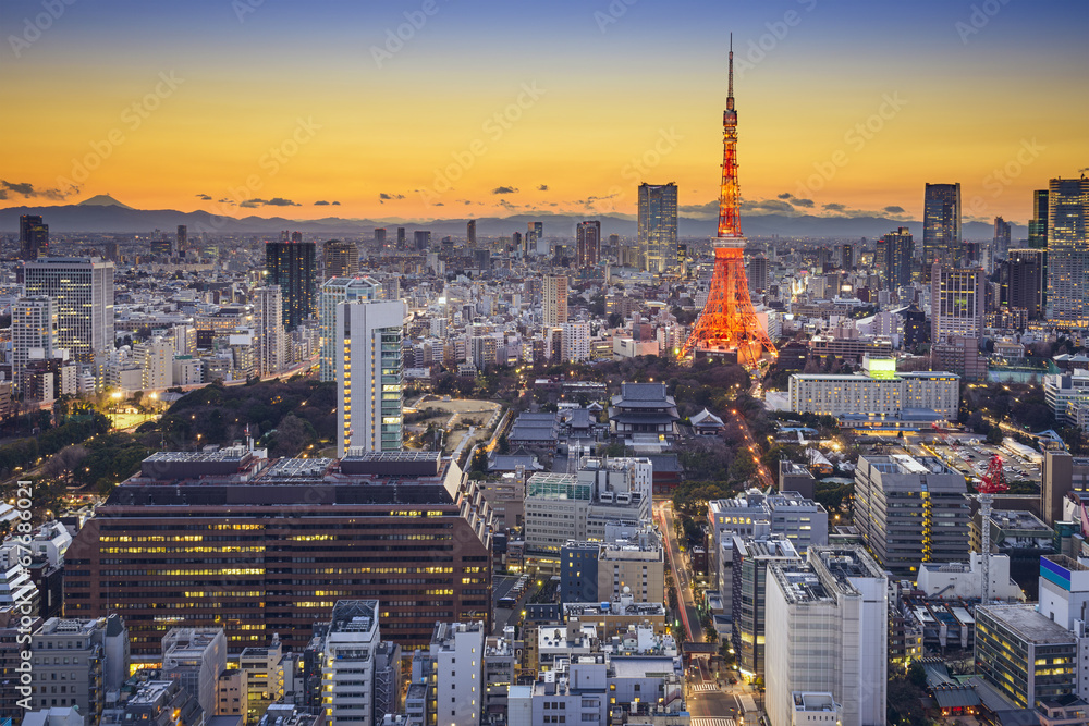 东京日本在Minato