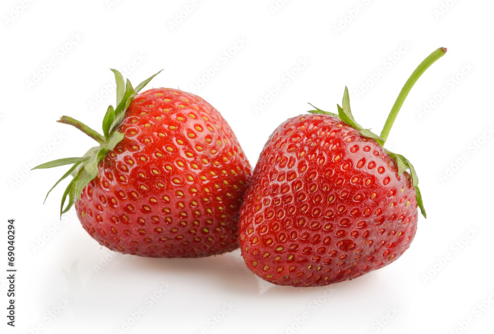 strawberry isolated on white