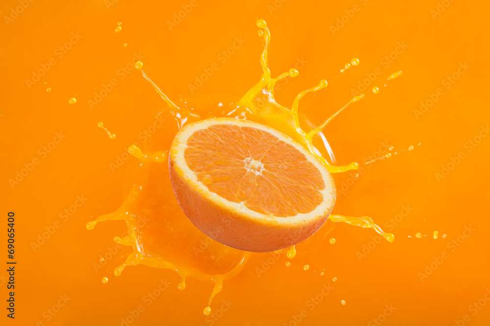 splash orange juice