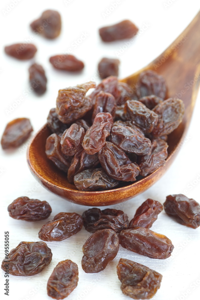 Close - up Heap of Dried raisins