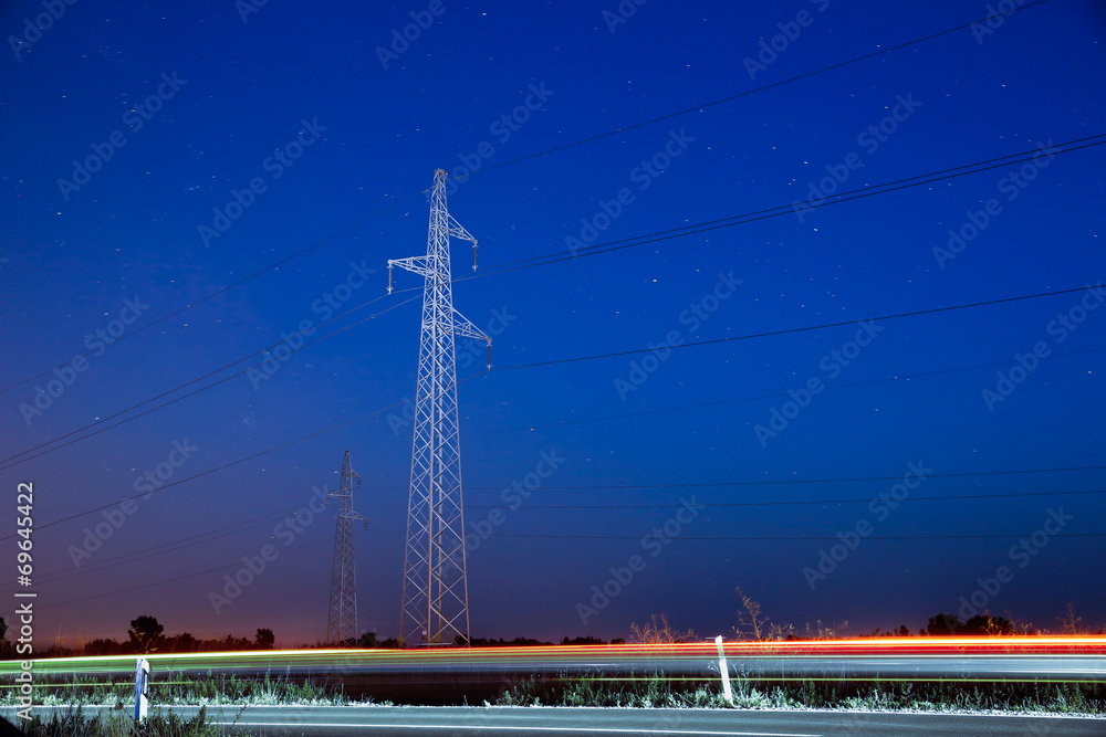 Pylon and traffic