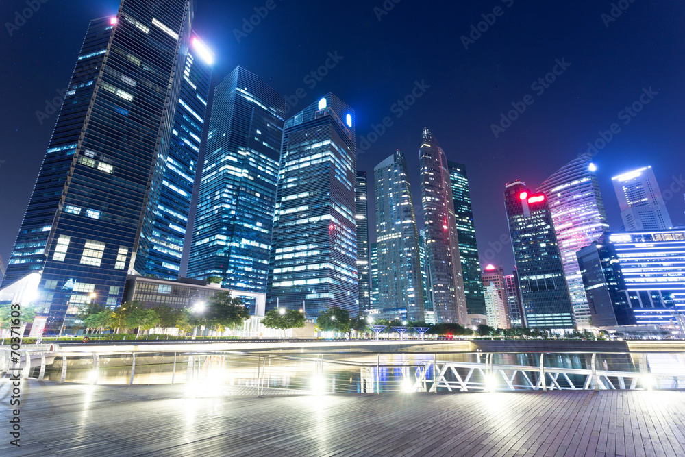 繁华城市夜景