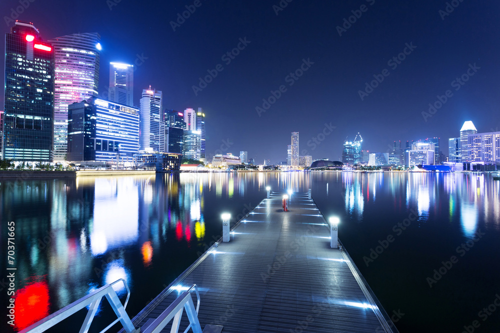 繁华城市夜景