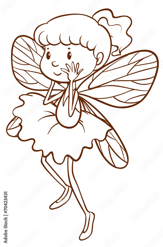 A simple sketch of a fairy