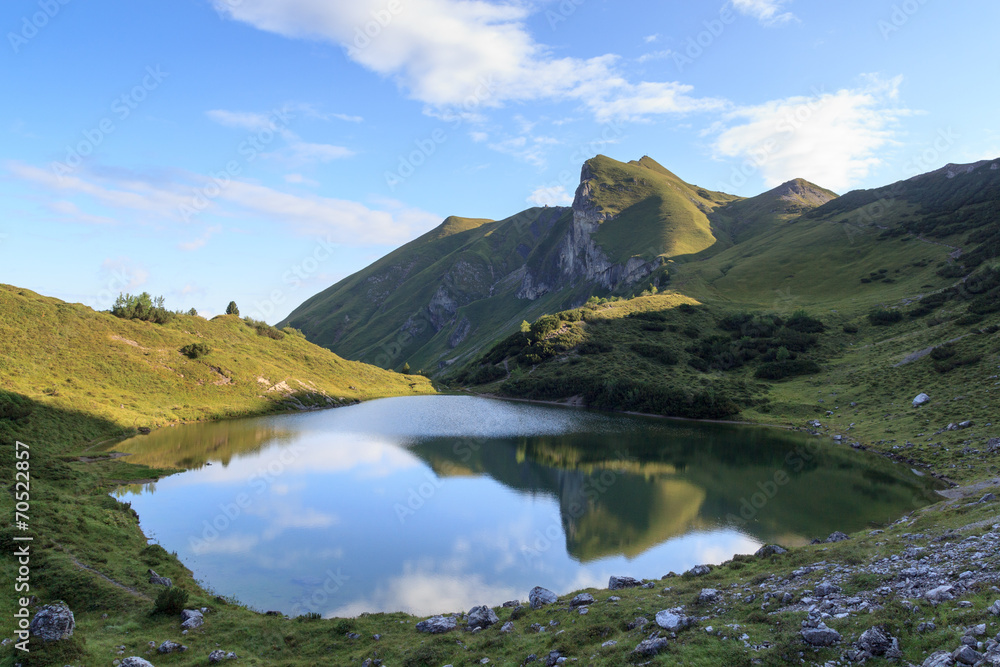 见Schochenspitze mit Spiegelung