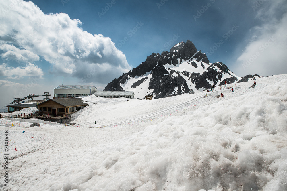 中国云南省丽江市玉龙雪山