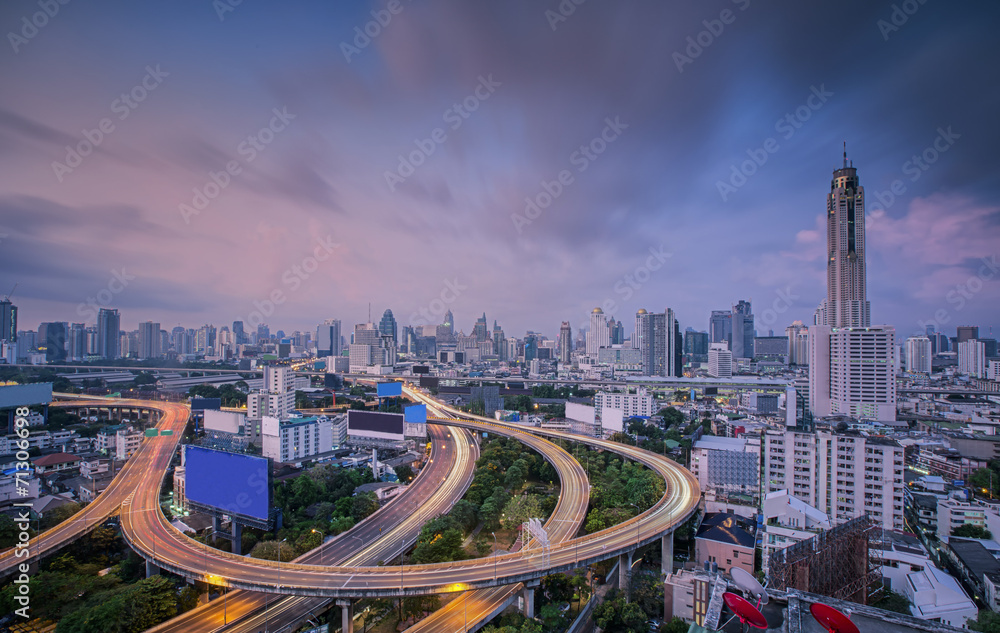 曼谷城市夜景