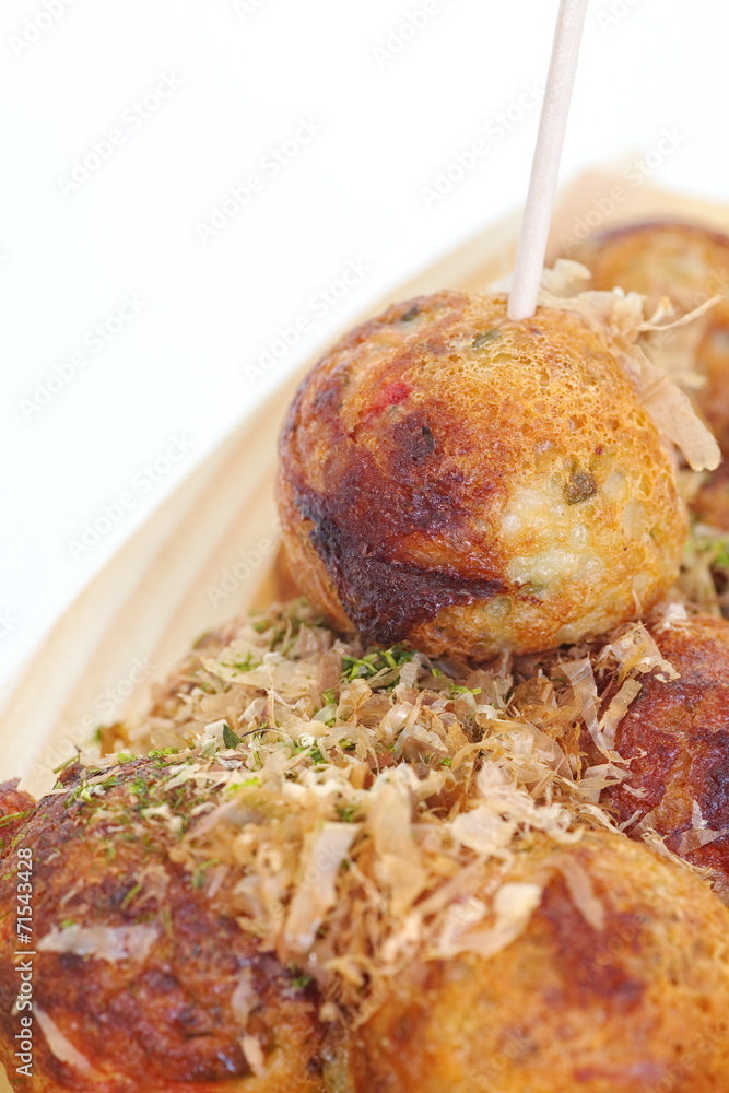 Takoyaki，球形日本小吃