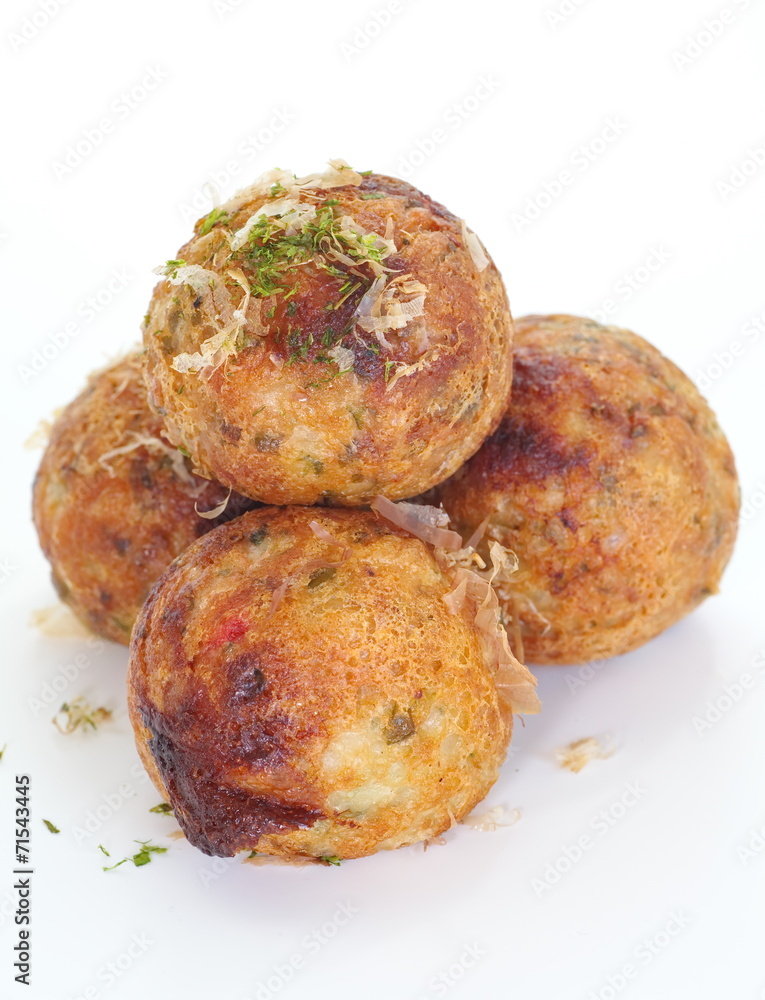 Takoyaki，球形日本小吃