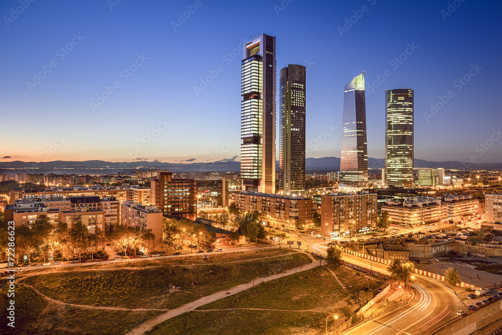 Madrid, Spain Financial District