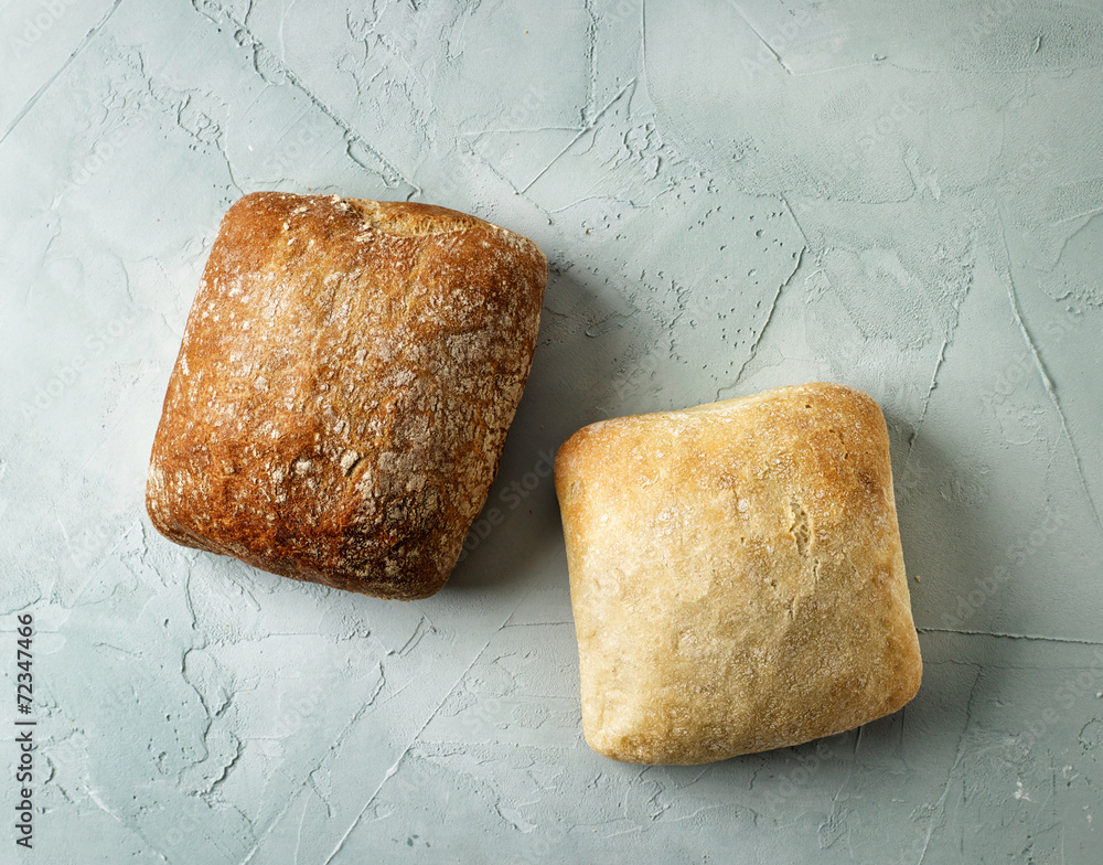 freshly baked bread buns