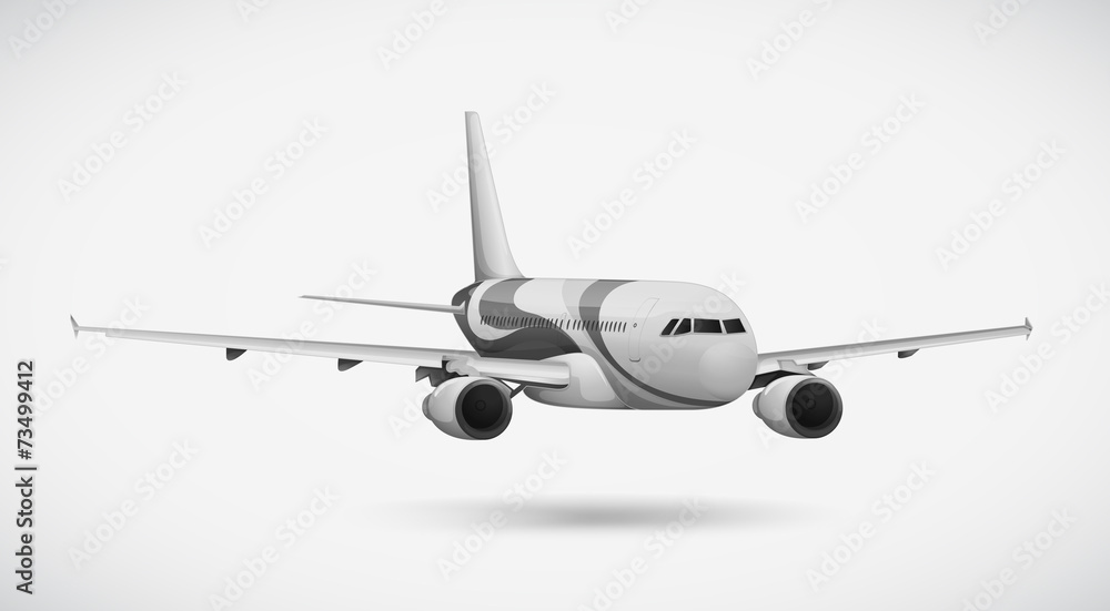 An international plane