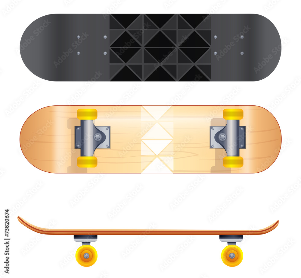 Skateboard templates