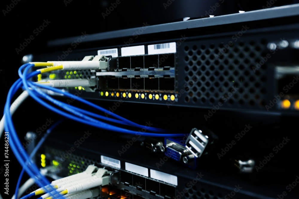 telecommunication devices in the data center