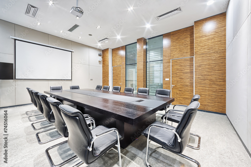 modern office meeting room interior and decoration