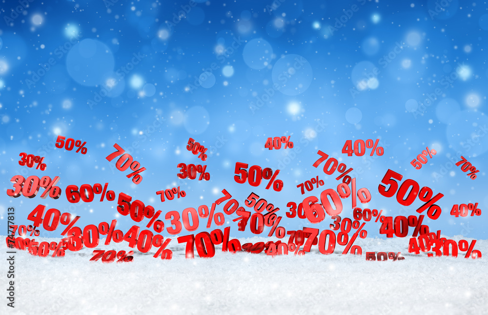 christmas snowfall sales