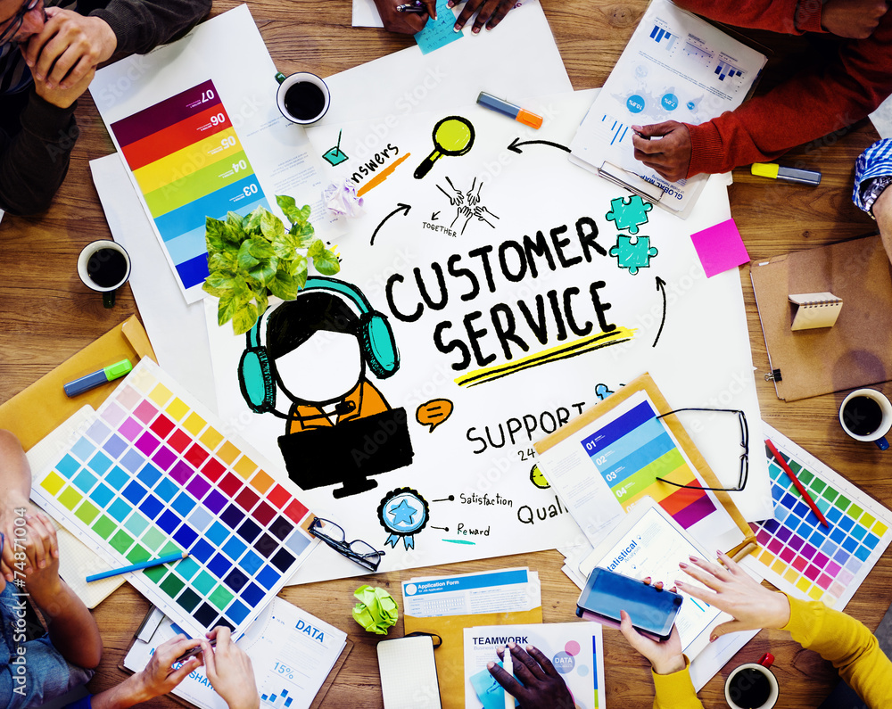 Customer Service Support Assistance Service Help Guide Concept