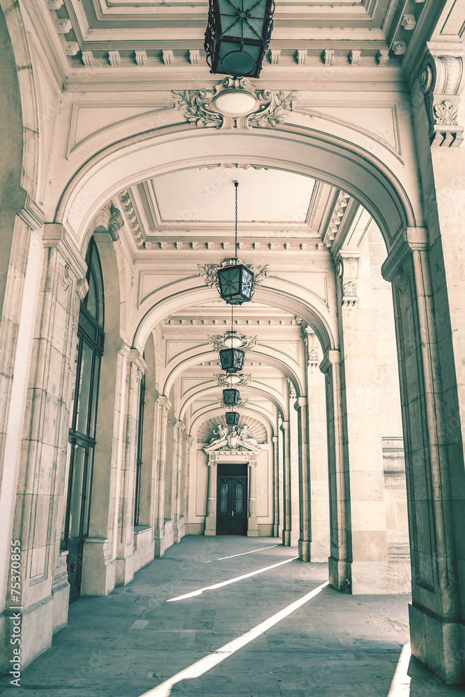 Vintage Castle Corridor