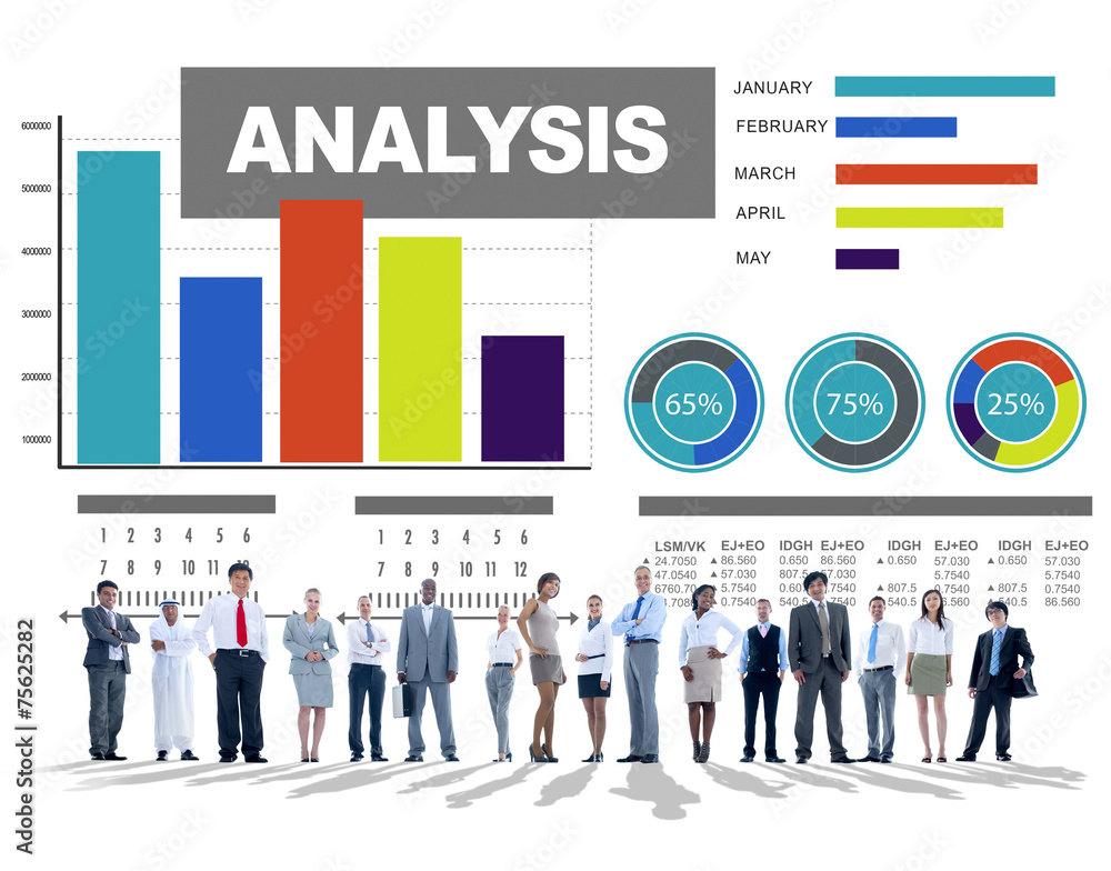 分析分析信息条形图数据统计概念