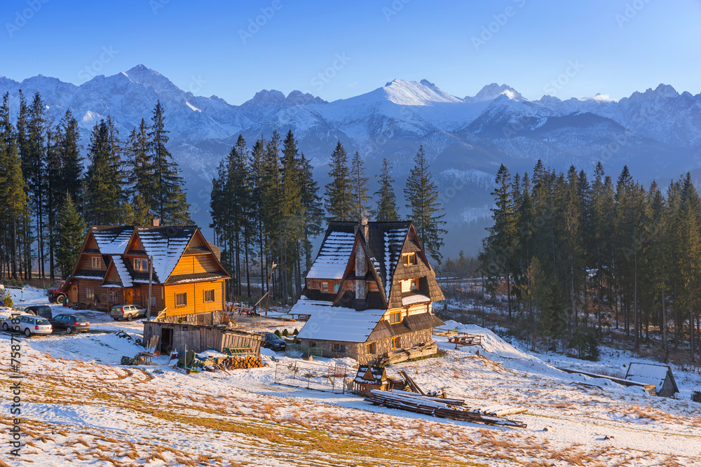 Winter in Tatra mountains, Poland