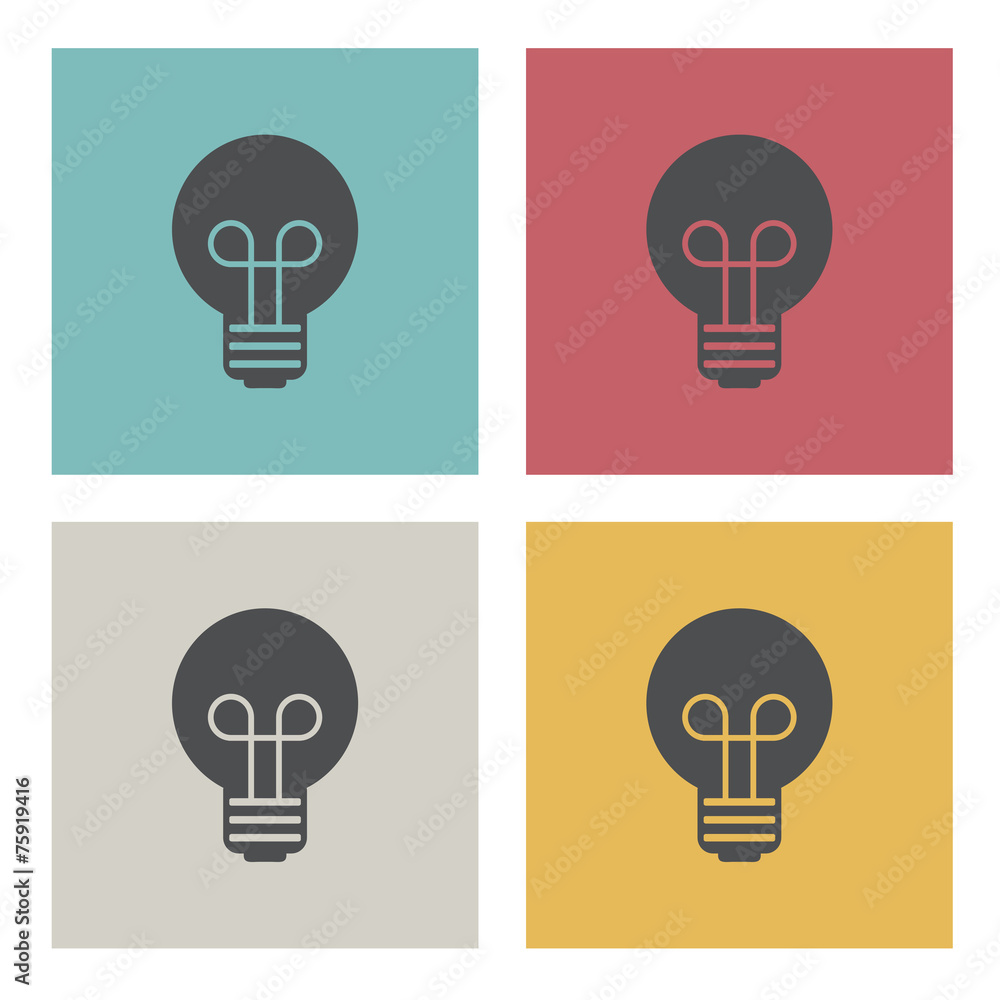 Lightbulb Ideas Creativity Development Icon Symbol Vector