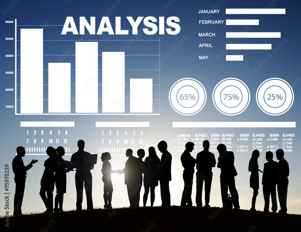 分析分析信息条形图数据统计概念