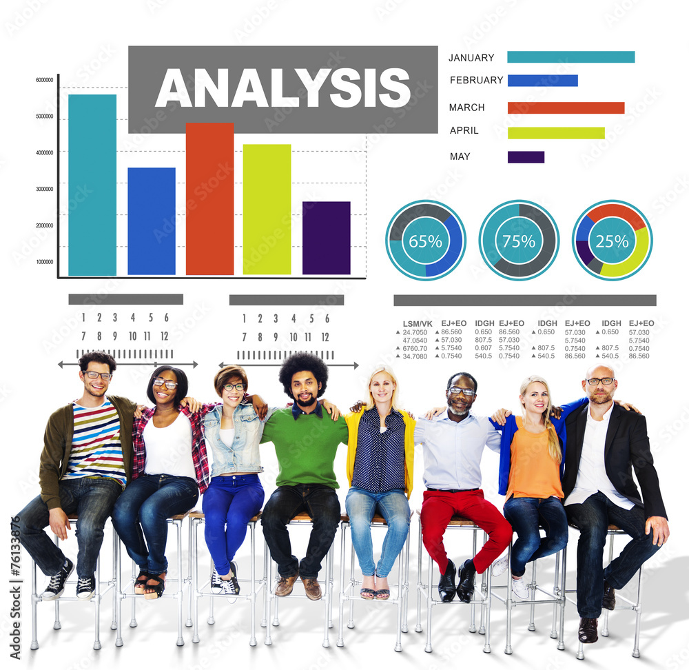 分析分析信息条形图数据统计概念