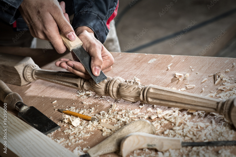 Carpenter at work