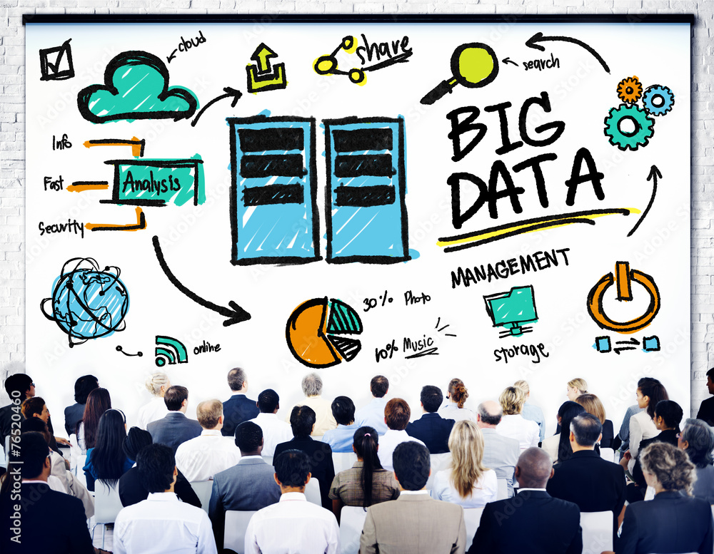 Diversity Business People Big Data Seminar Conference Concept