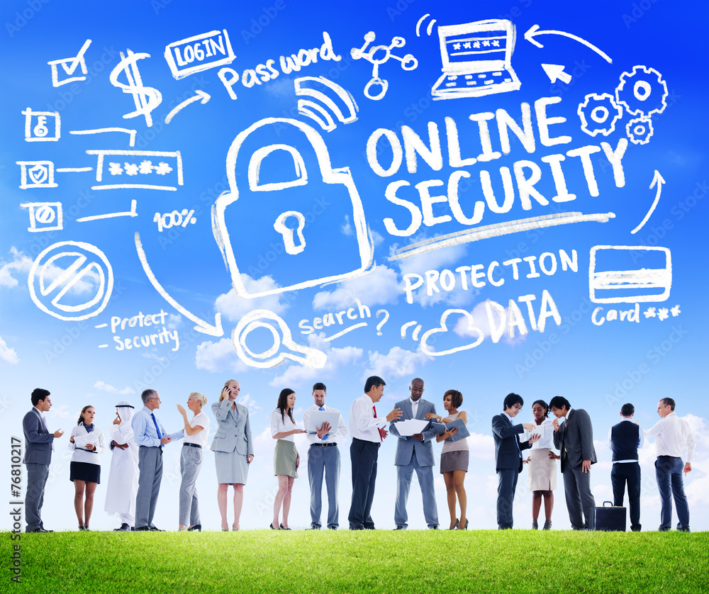 Online Security Protection Internet Safety Business Concept