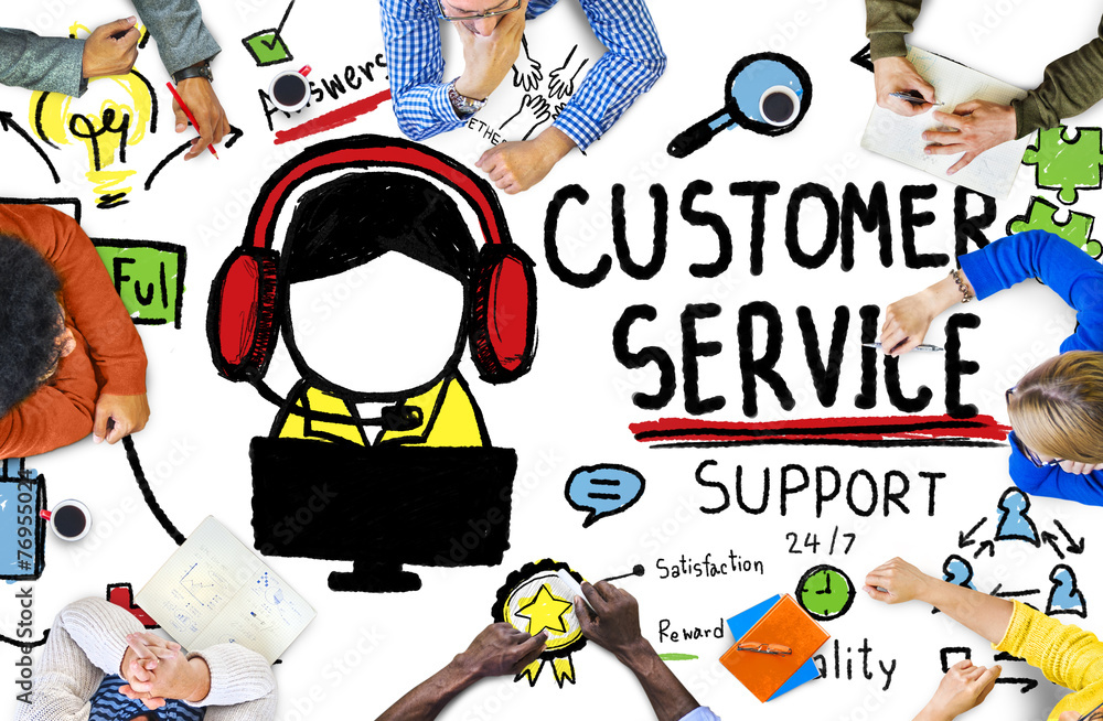 Customer Service Support Assistance Service Help Guide Concept