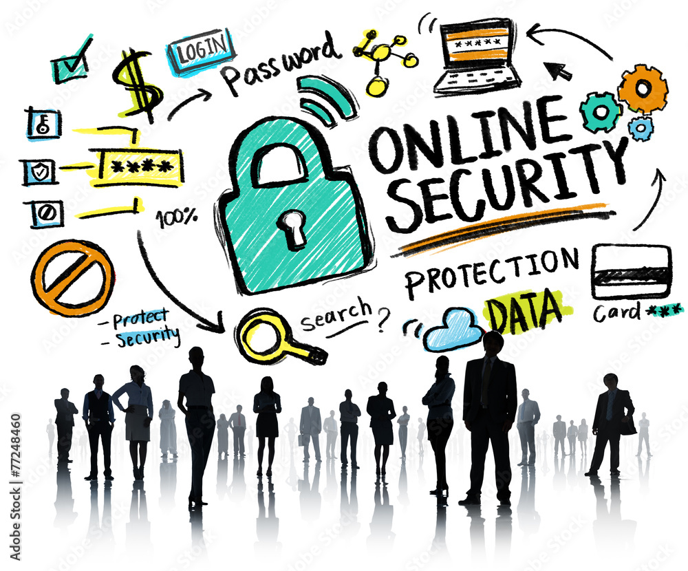 Online Security Protection Internet Safety Business Concept