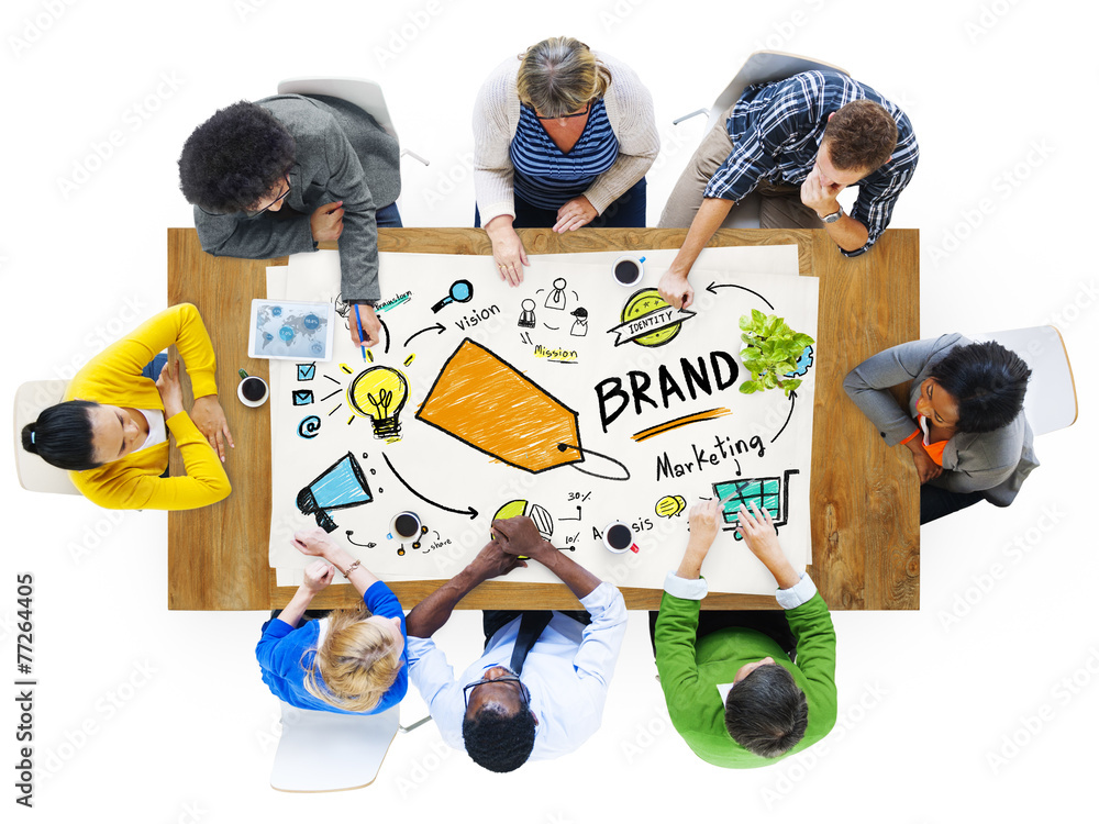 Diverse People Conference Meeting Marketing Brand Concept