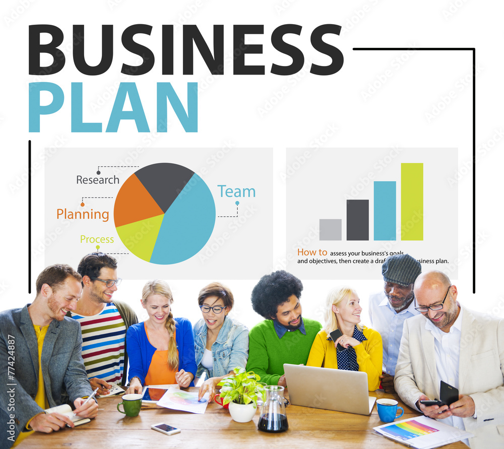 Business Plan Planning Strategy Meeting Conference Concept