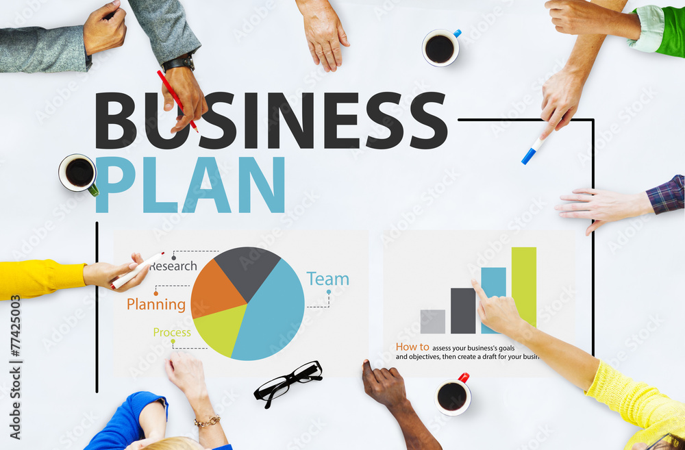 Business Plan Planning Strategy Meeting Conference Concept