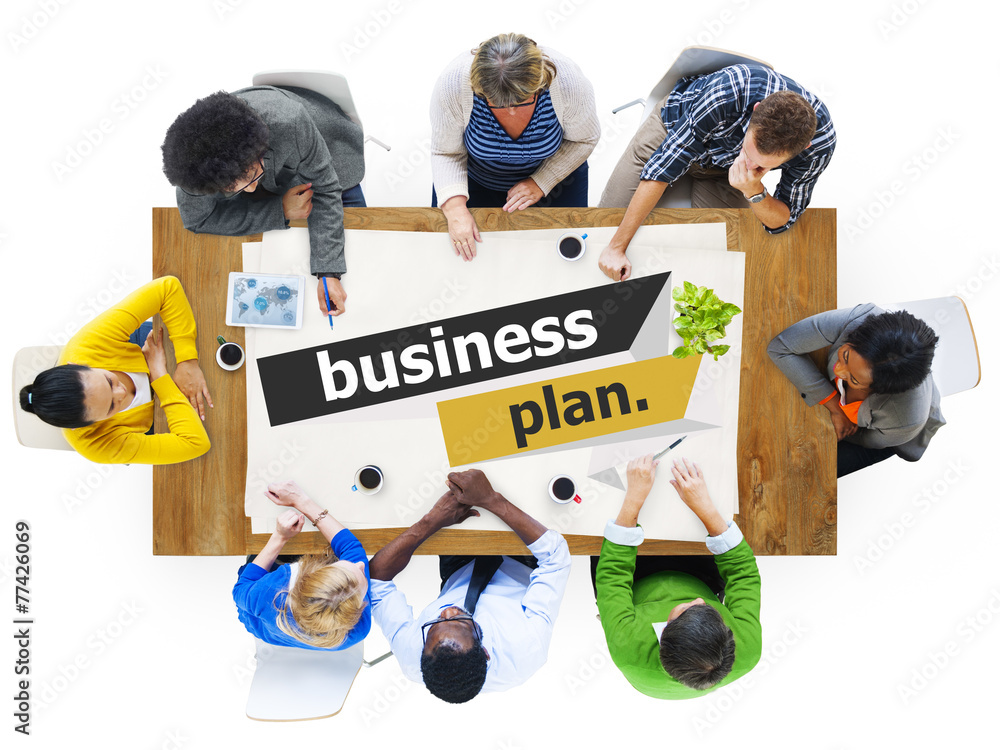 Business Plan Planning Strategy Meeting Conference Concept