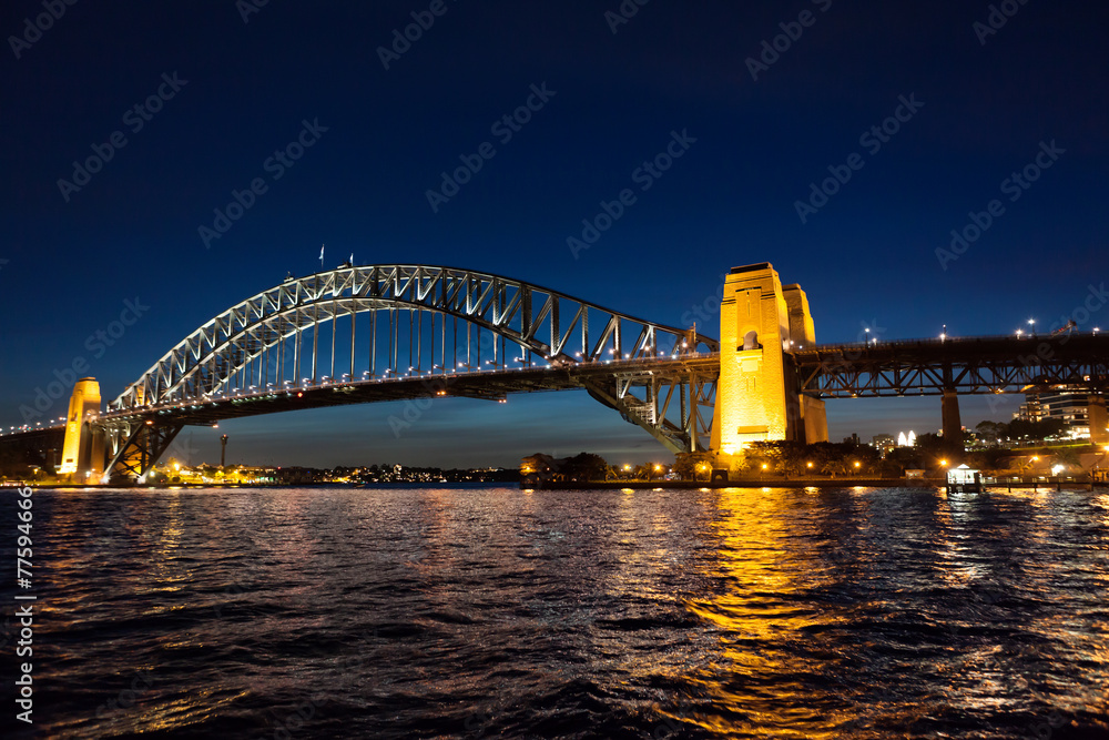 Harbor Bridge by Night