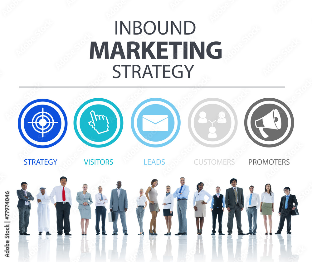 Inbound Marketing Strategy Advertisement Commercial Concept