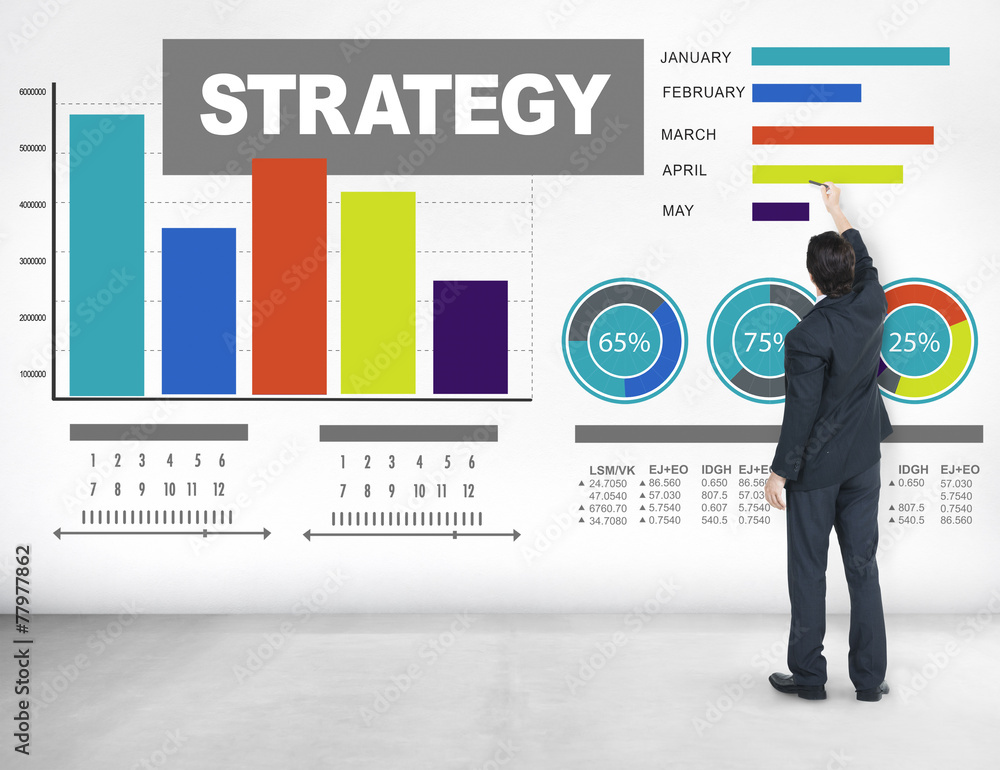 Strategy Data Information Plan Marketing Solution Vision Concept