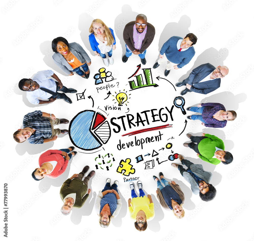 Strategy Development Goal Marketing Vision Planning Concept