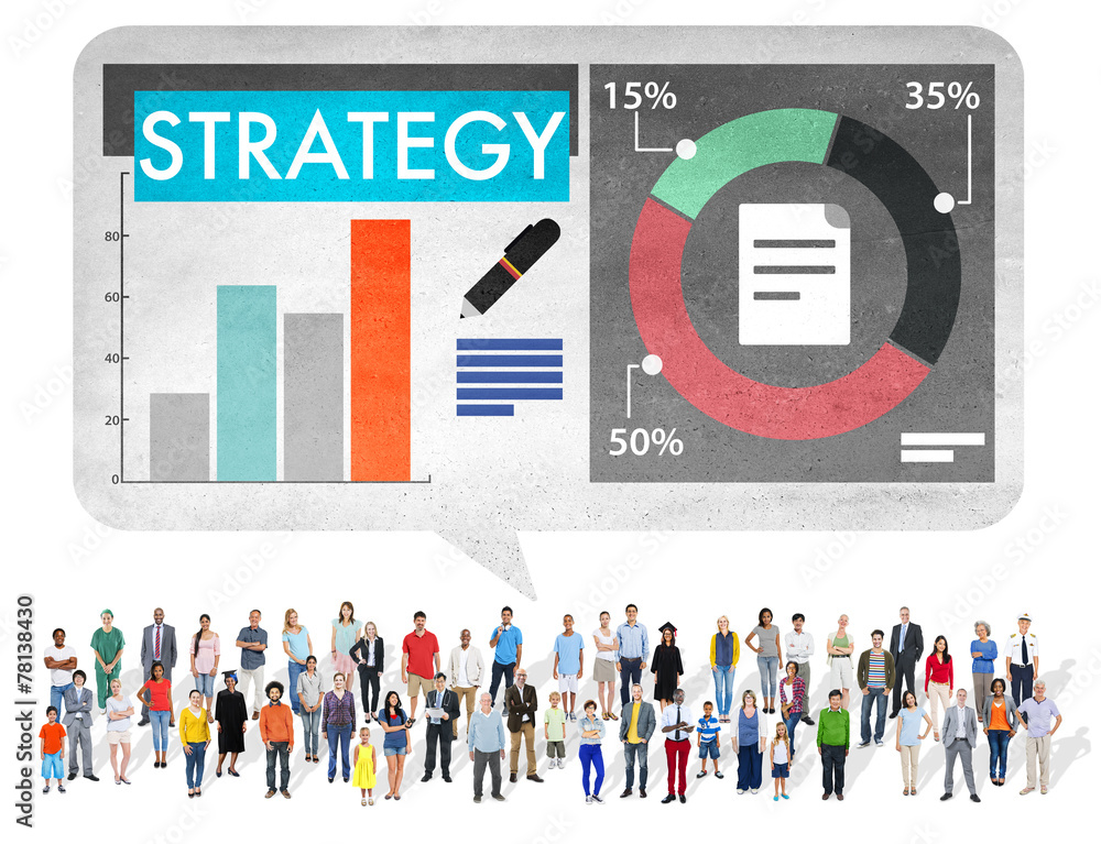 Strategy Data Information Plan Marketing Solution Vision Concept