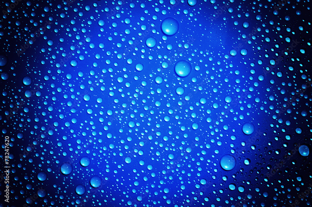 drops on glass