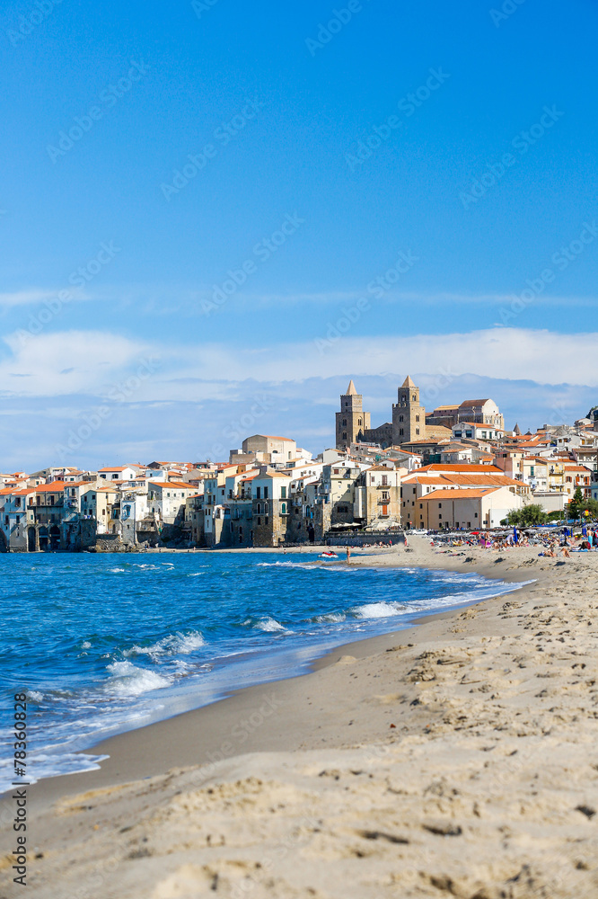 City of Cefalu, Sicily, Italy