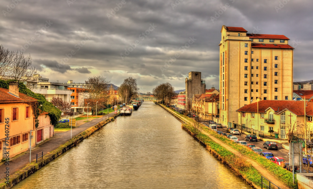 Marne - Rhine Canal in Nancy - Lorraine, France