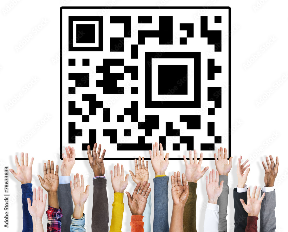 Bar code Identity Qr Code Marketing Coding Concept