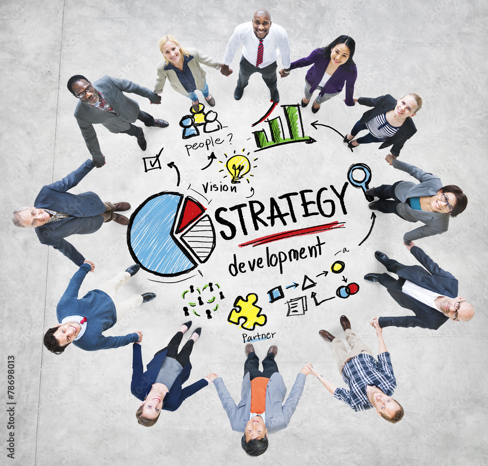 Strategy Development Goal Marketing Vision Planning Concept