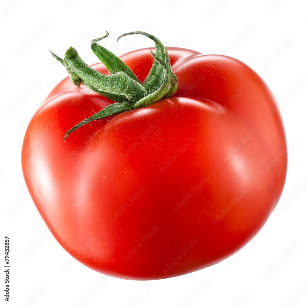 Tomato isolated on white background